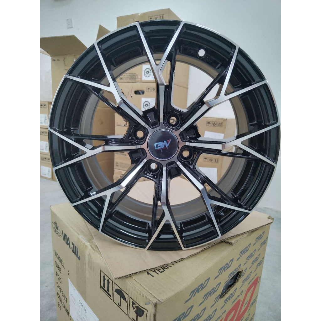 BW ALLOY SPORT RIM 7''X15'', 4HX100MM ( 4PCS/SET) | Shopee Malaysia