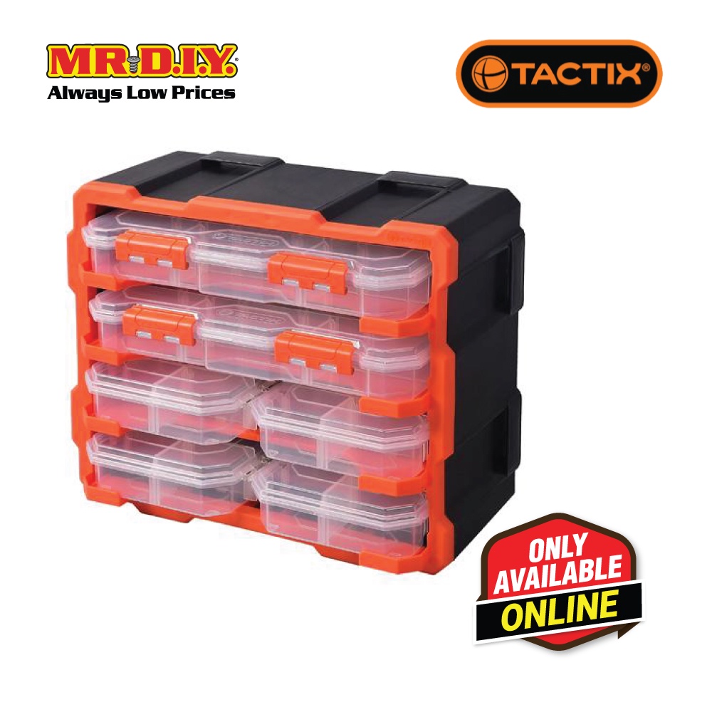 TACTIX Plastic Rack With 6 Organizers | Shopee Malaysia