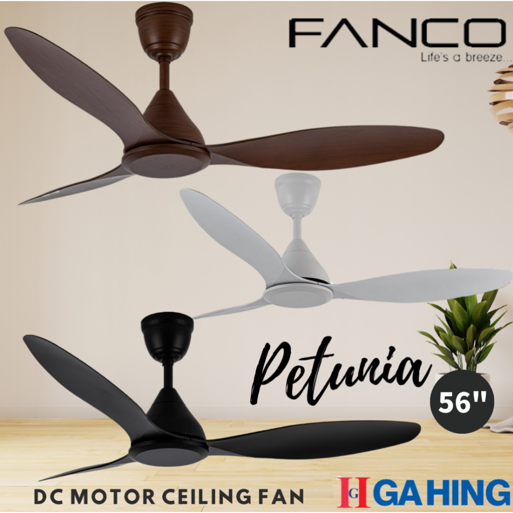 FANCO Petunia DC Motor Ceiling Fan 56 inch/ kipas hiasan / syiling fan