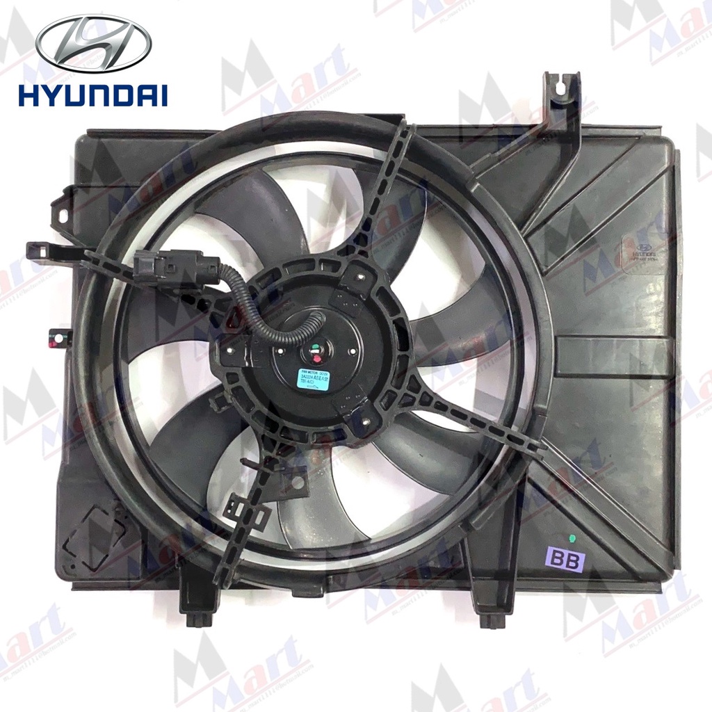 Hyundai Getz (TB) 1.1 Air Cond Radiator Fan Assembly Fan Motor Set