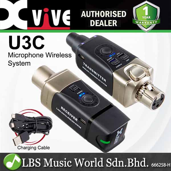 Xvive U3C Condenser Microphone System with Phantom Power for Condenser