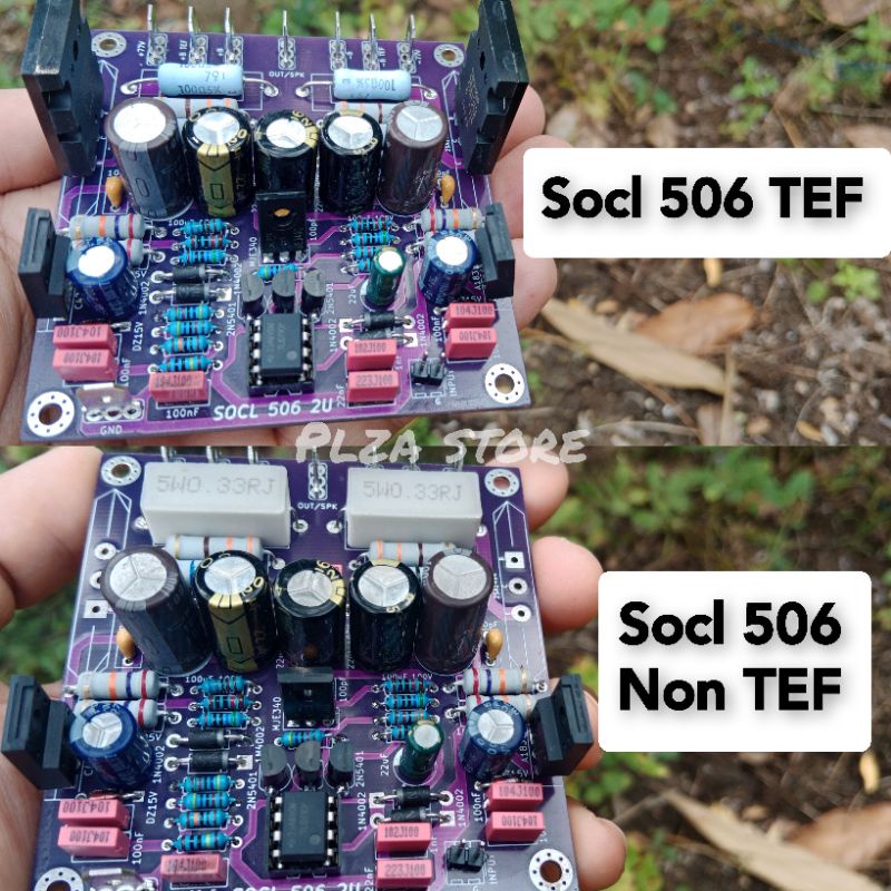 Socl 506 TEF and Non TEF double layer 2U power amplifier driver kit