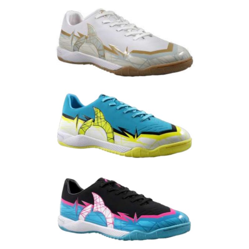 Ortueight Catalyst RAIDEN Futsal Shoes IN - White Cyan Black Original ...