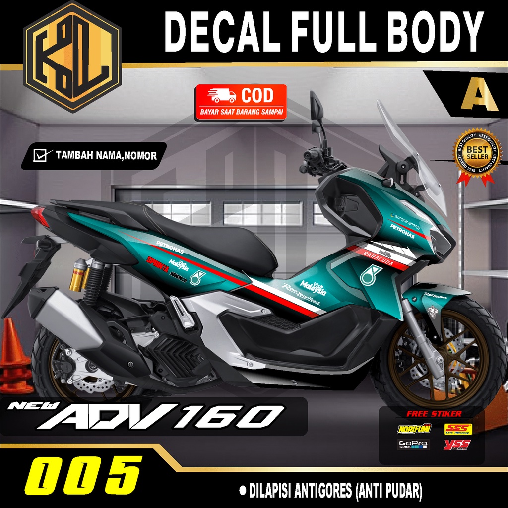 (Most Wanted)decal Sticker Variation Fullbody Honda Adv 160-Dekal ...