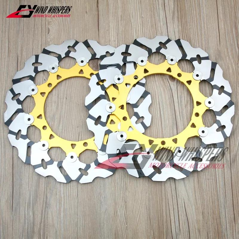 299mm Front Brake Discs Rotors For Yamaha YZF R6 03-04 MT-03 (660cc) 06 ...
