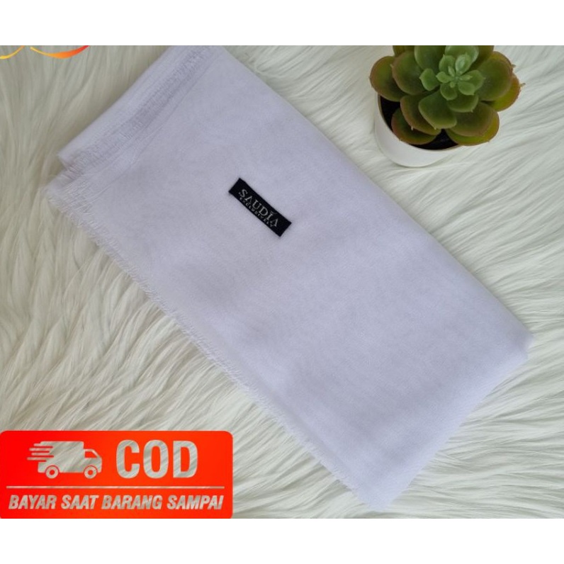 PUTIH Hijab SAUDIA SEGI4/HIJAB POLOS/HIJAB SEGI4 POLOS/HIJAB SAUDIA ...