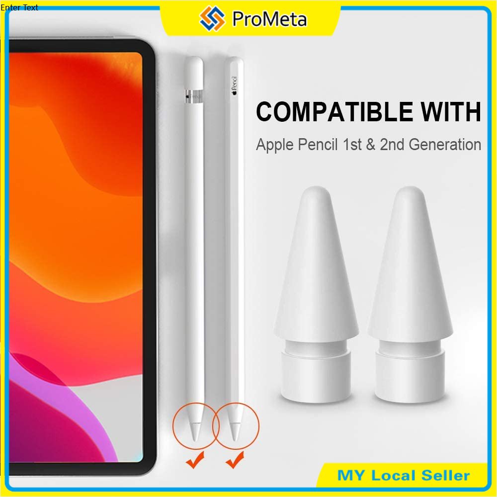 1/2/4/6pcs Stylus Pen Tips Replacement for Apple Pencil Nibs 1st 2nd Generation Nibs High