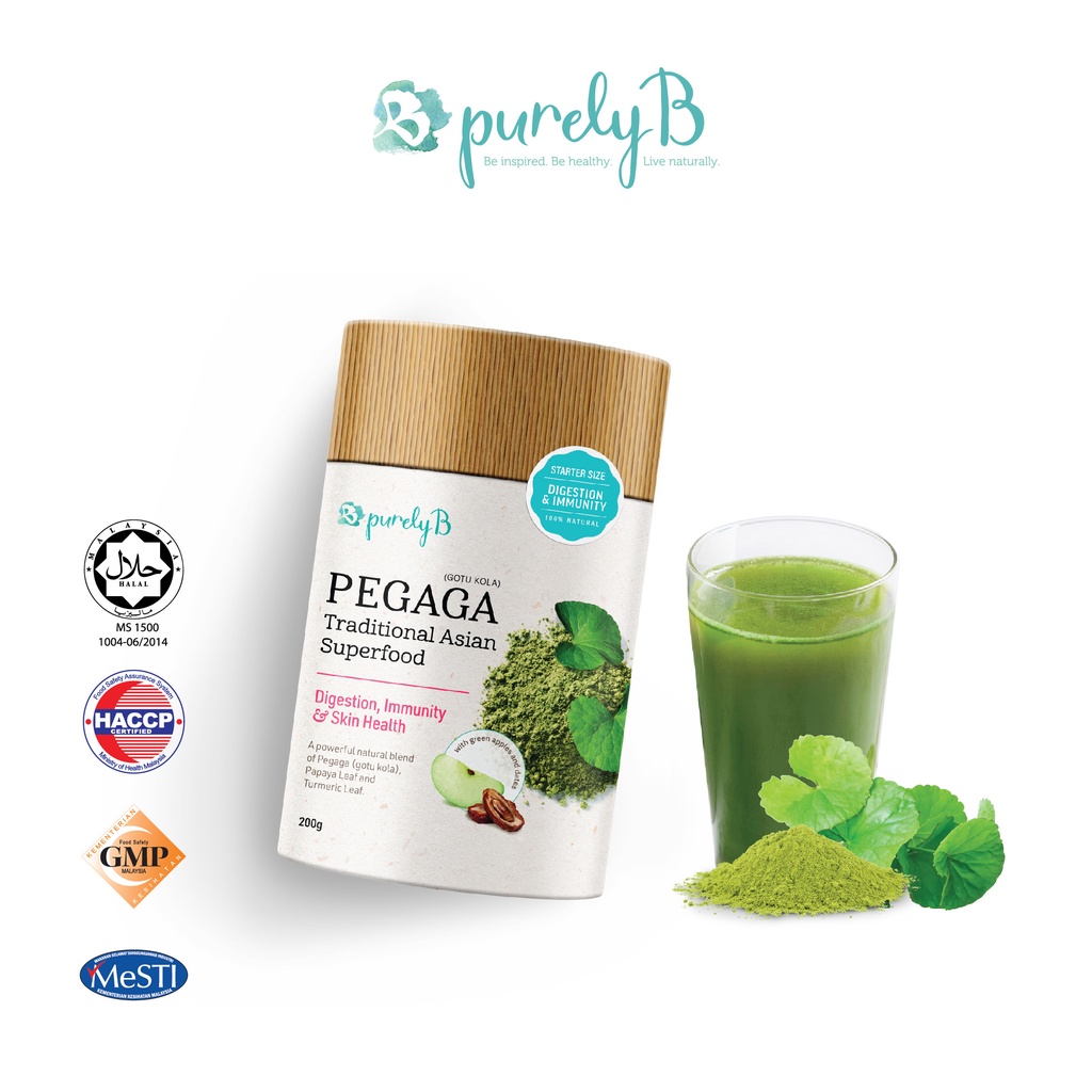 PurelyB Pegaga Starter Size Traditional Asian Superfood Blend With ...