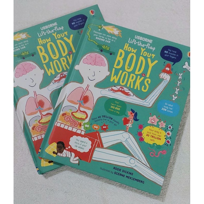 Usborne look inside lift the flap book collection HOW YOUR BODY WORKS Shopee Malaysia