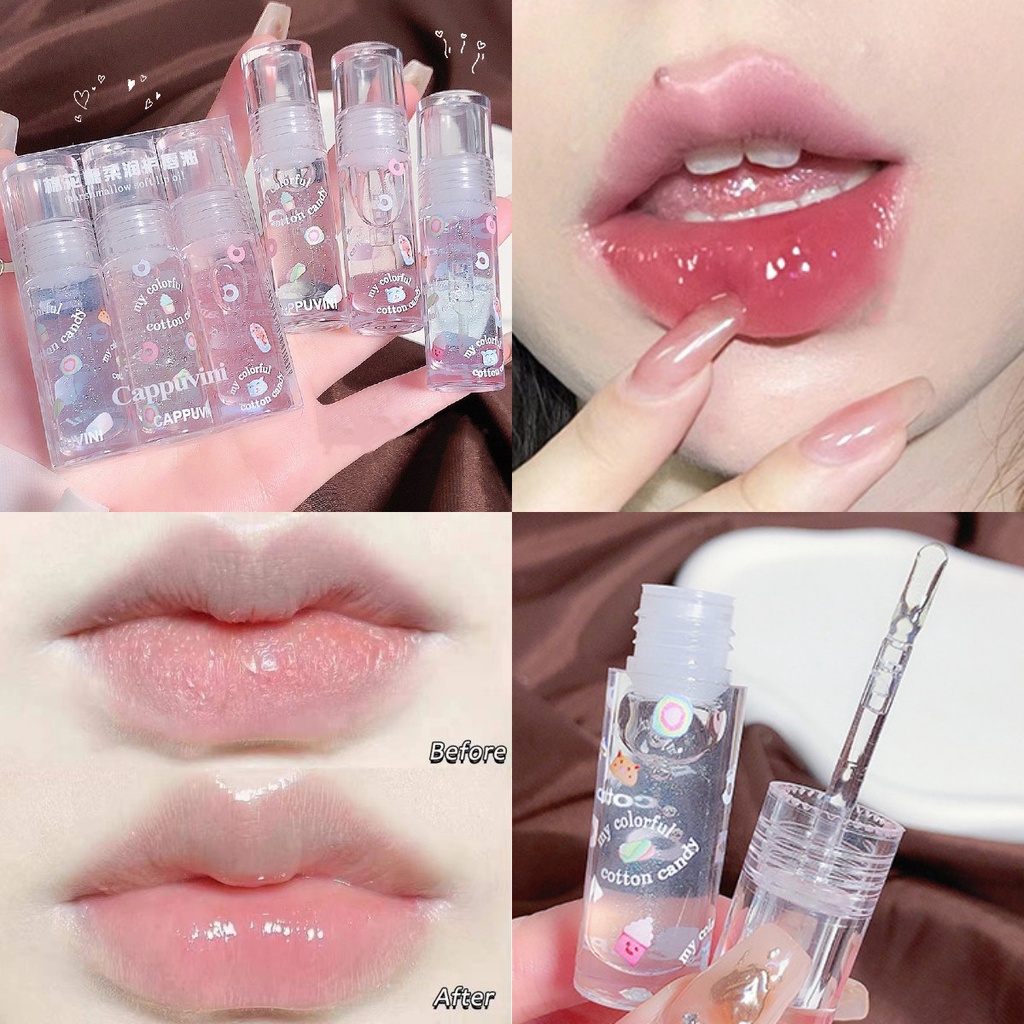 New arrival CAPPUVINI marshmallow lip oil moisturizing longlasting soft