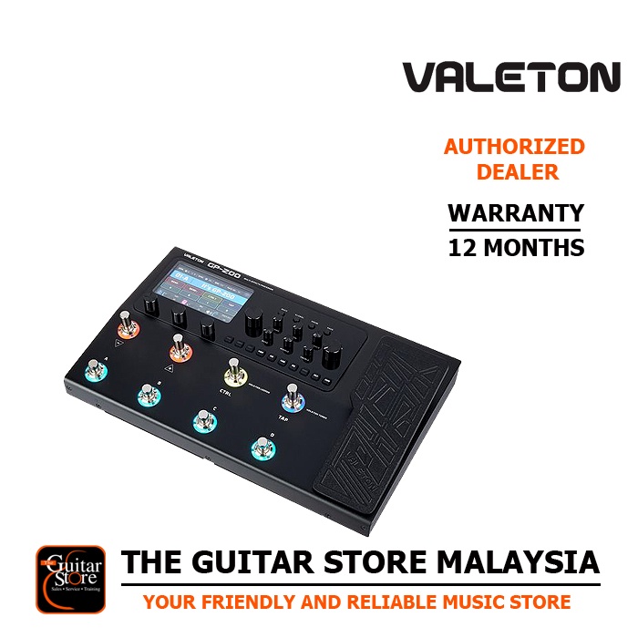 Valeton GP-200 Multi Effects Processor With Adaptor (GP200 / GP 200 ...