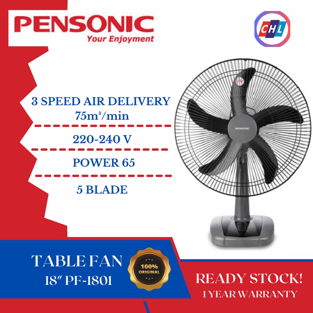 Pensonic Table Fan Ready Stock Pf Pensonic Warranty Malaysia