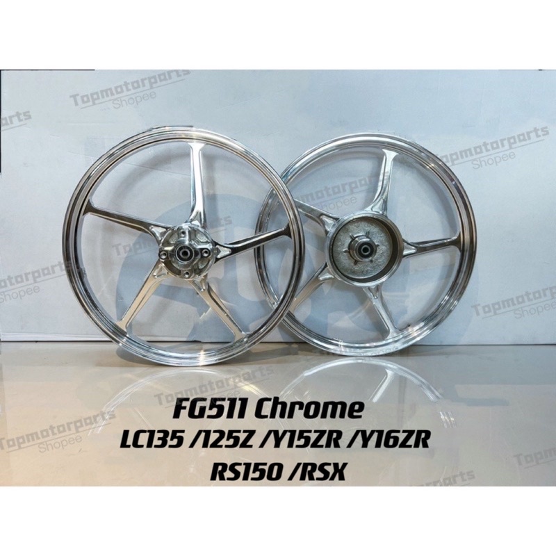 Sport Rim Fg511 Enkei Cnc Chrome Pnp Y15zr Y16zr Rs150 Rsx Lc135 Srl115 Srl115fi 125z Cnc 5487