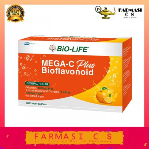 PROMO BioLife MEGAC Plus Bioflavonoid 30s EXP09/2025 [ Vit Vitamin 1000mg BioLife Bio Life