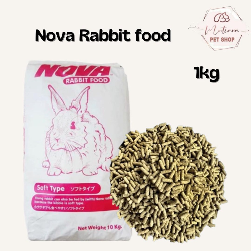 Nova RABBIT FOOD REPACK 1 kg - RABBIT pellets | Shopee Malaysia