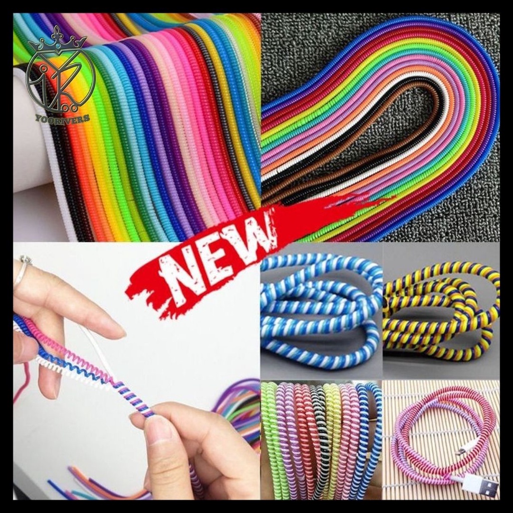 Spiral cable protector cable protector charger Colorful cable protector ...