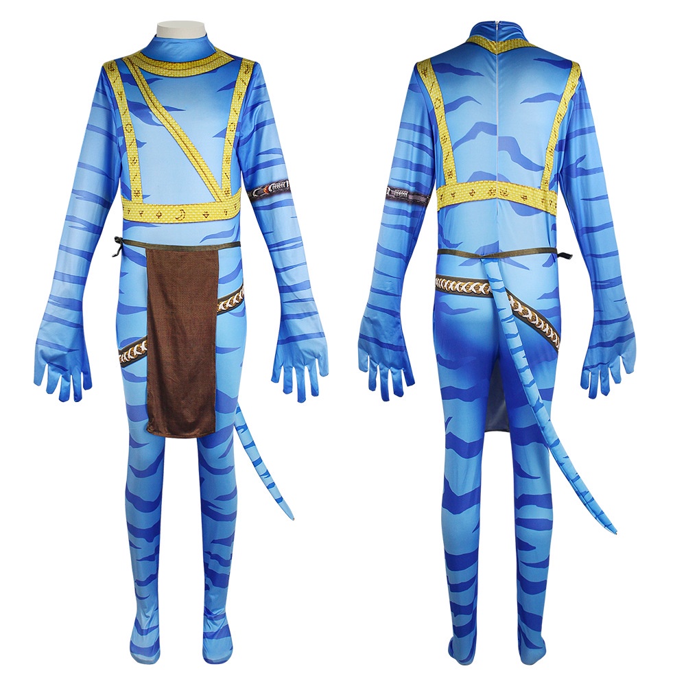 Halloween Avatar Jake Sully Cosplay Jumpsuits Neytiri Bodysuit Navi Costumes The Way Of Water