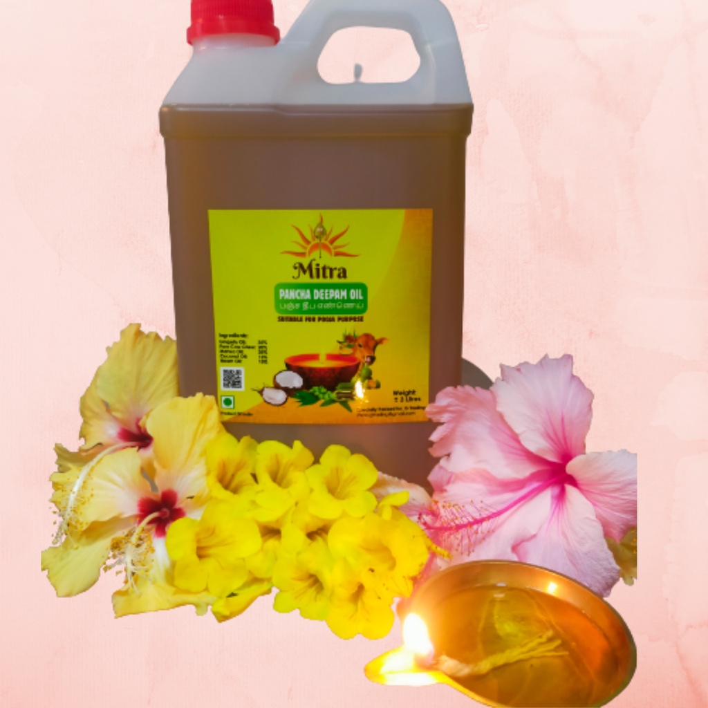 Mitra Pancha Deepam Oil | Pooja oil | Prayer oil 3 Litre | Shopee Malaysia