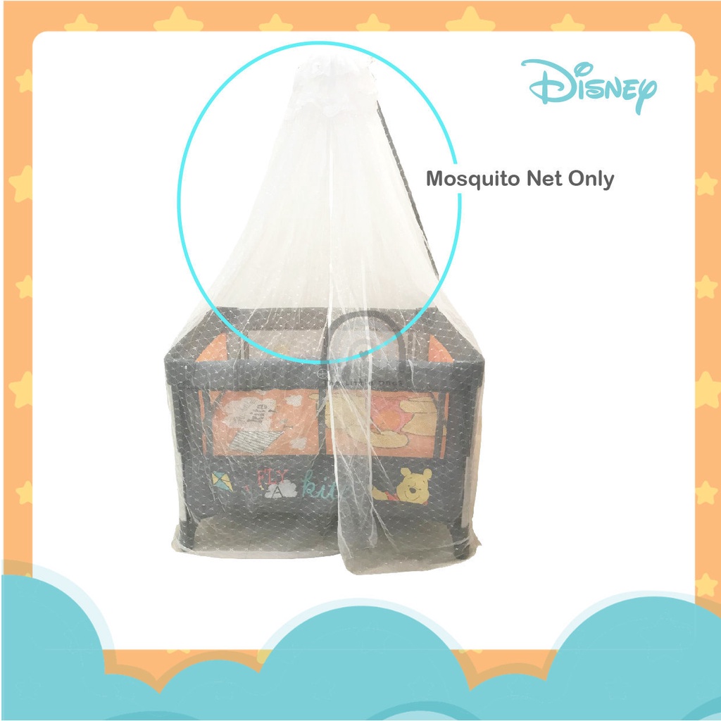 Disney Premium Winnie The Pooh Playpen Canopy Mosquito Net Shopee
