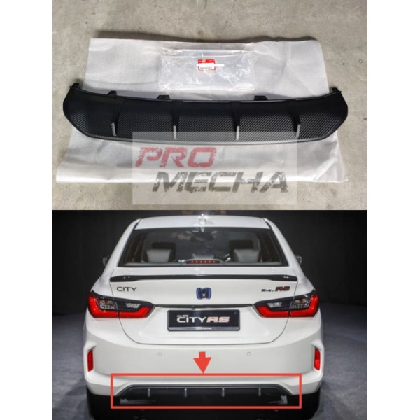 ORIGINAL HONDA CITY GN2 RS 2O20 ~2022 SEDAN REAR BUMPER LOWER SPOILER ...