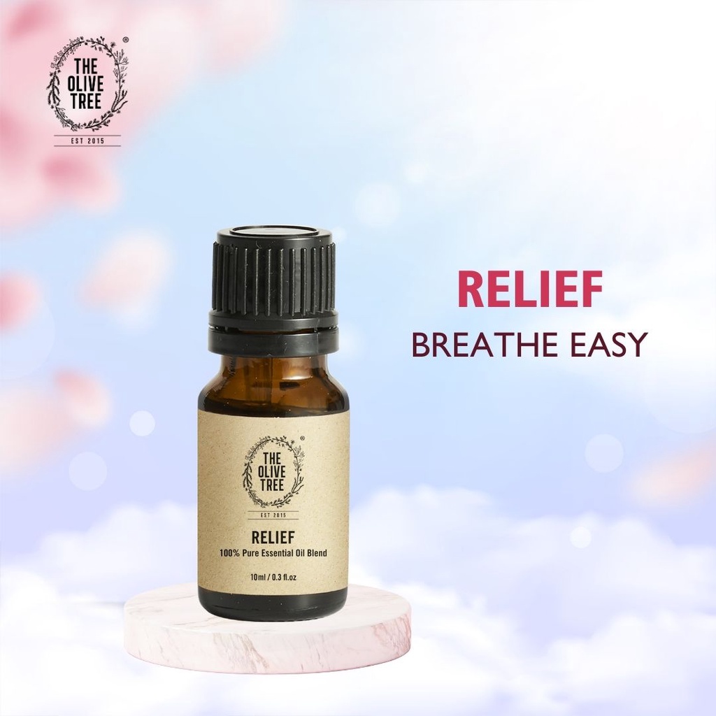 [Short Expiry] The Olive Tree Relief Essential Oil Blend 100 Pure for