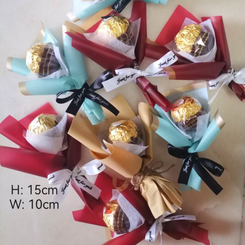 Single Ferrero Rocher Bouquet Door Gift Present | Shopee Malaysia