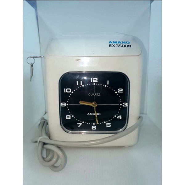 Amano EX3500N TIME RECORDER PUNCH CARD MACHINE (2ND HAND) | Shopee Malaysia