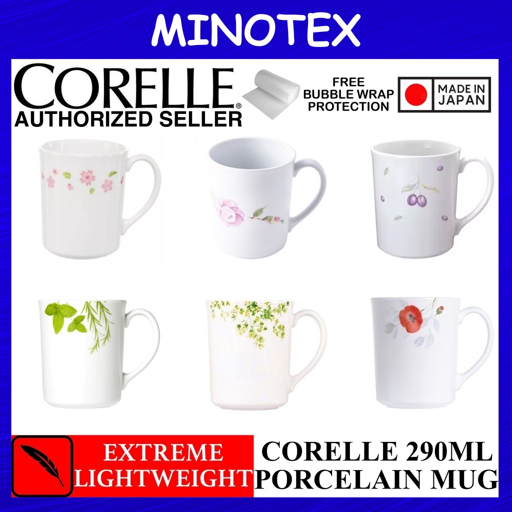 Corelle Loose 290ml Porcelain Mug Corelle Mug Corelle Cawan