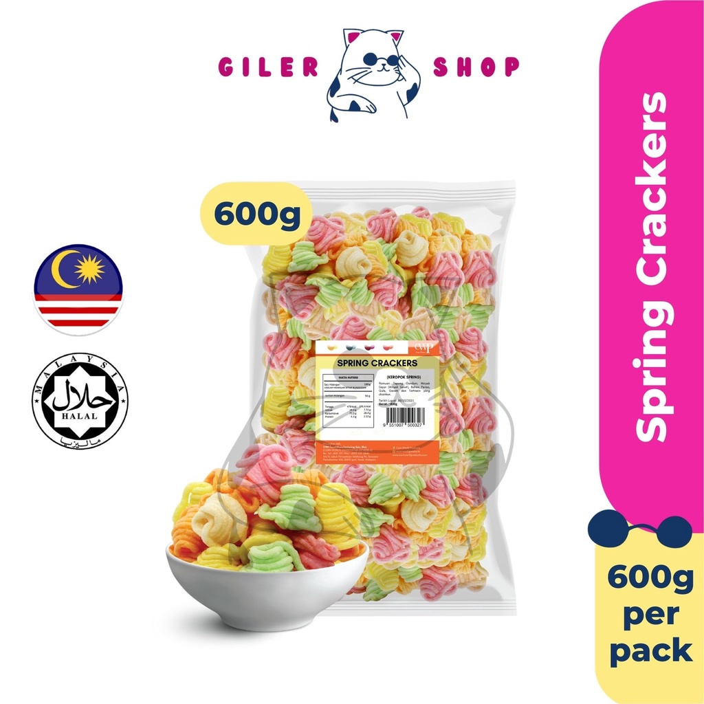 Spring Crackers Keropok Spring150g 600g Kerepek Spring Ready To Eat ...