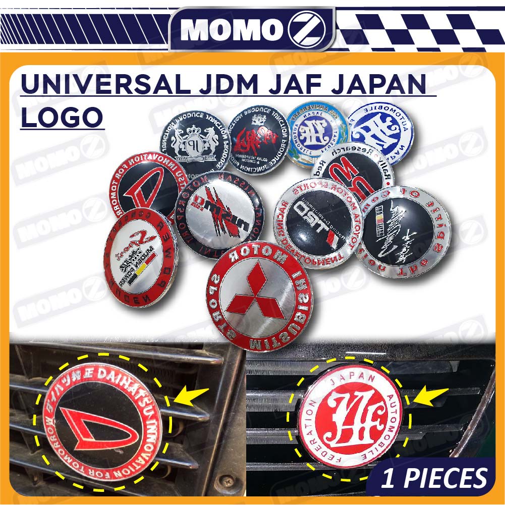 Car Logo Universal JAF Japan Automobile Federation JDM Lambang Front