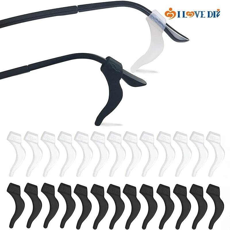 1 Pair Soft Silicone Antislip Glasses Ear Hook/ Sports Eyeglass Anti