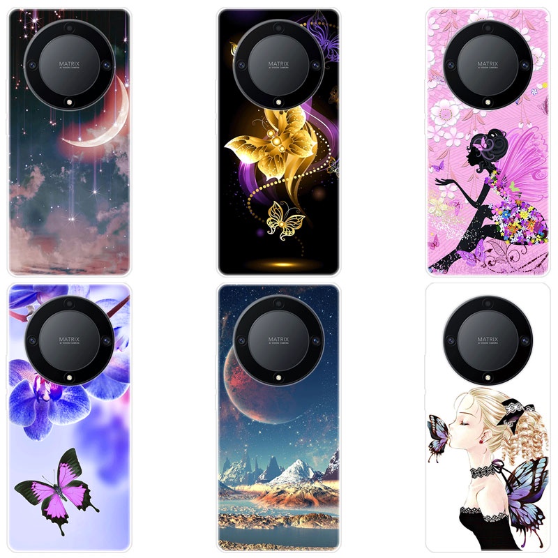 Honor X9a 5g Case Soft Tpu Honor X9a Phone Casing Silicone Cartoon Back