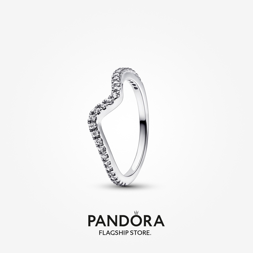 Wave hot sale ring pandora