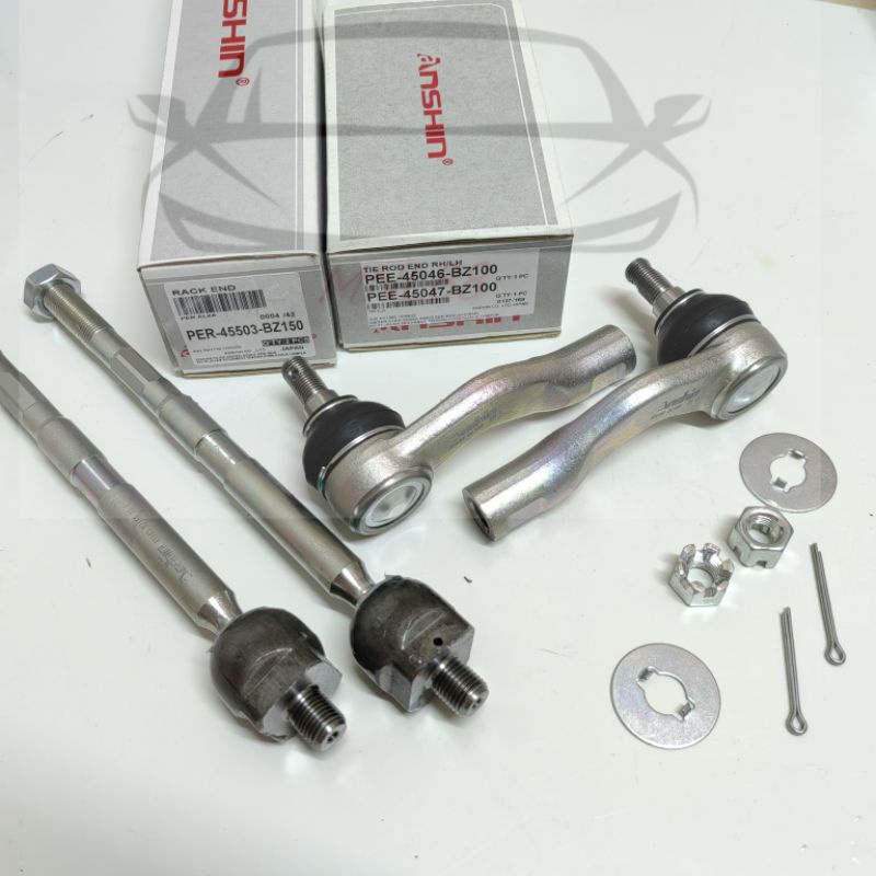 ANSHIN JAPAN PERODUA ALZA RACK END AND TIE ROD END COMBO SET Shopee