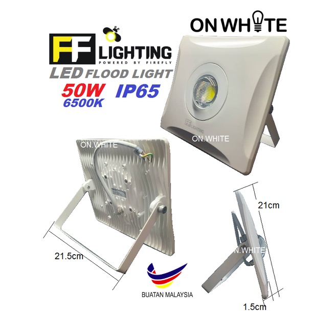 FF Lighting (Flood Light ) 50W DAYLIGHT 6500K IP65 ULTRA THIN DESIGN ...