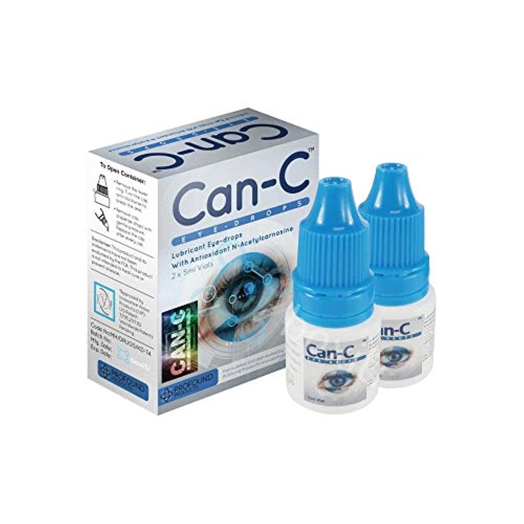 Boxiti Can-C Eye Drops 5ml Liquid (2 in 1 Pack) Can C Cataract Eye ...