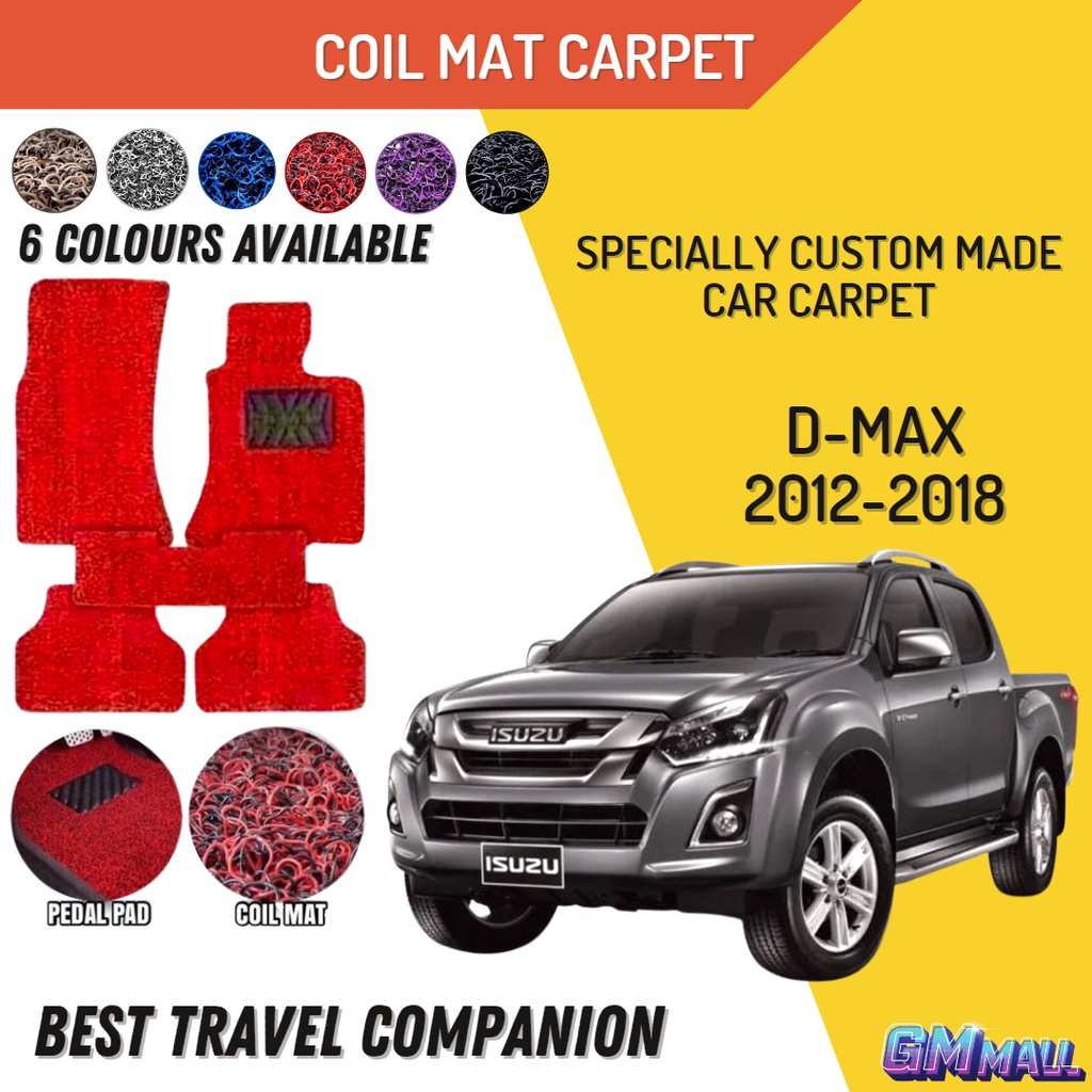 ISUZU DMAX CARPET Set Car Floor Mat Car Coil Mat Car Carpet Car Mat