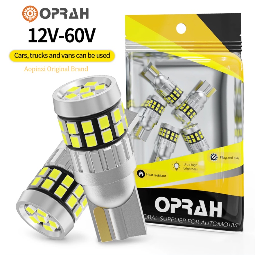 Oprah 2pcs W5W LED T10 Lights 12V-60V For Car Truck Interior Bulbs High ...