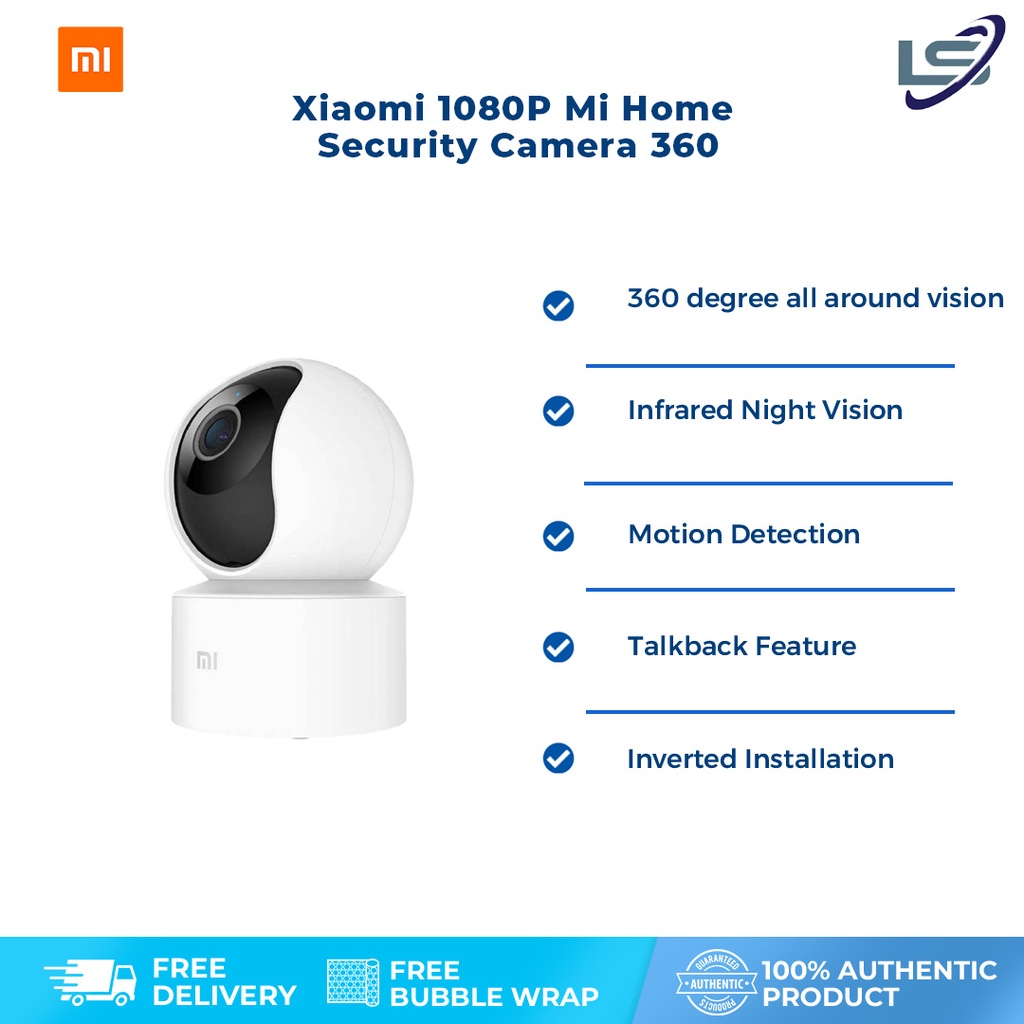 Xiaomi 1080P Mi Home Security Camera 360 White | 1080P FHD | 360 ...