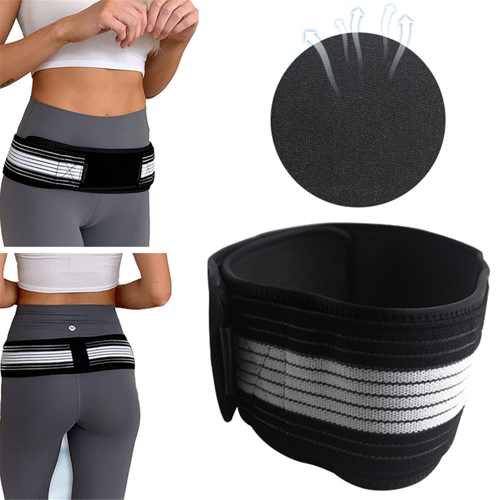 Sacroiliac SI Joint Pain Pelvic Lower Back Support Lumbar Hip Belt ...