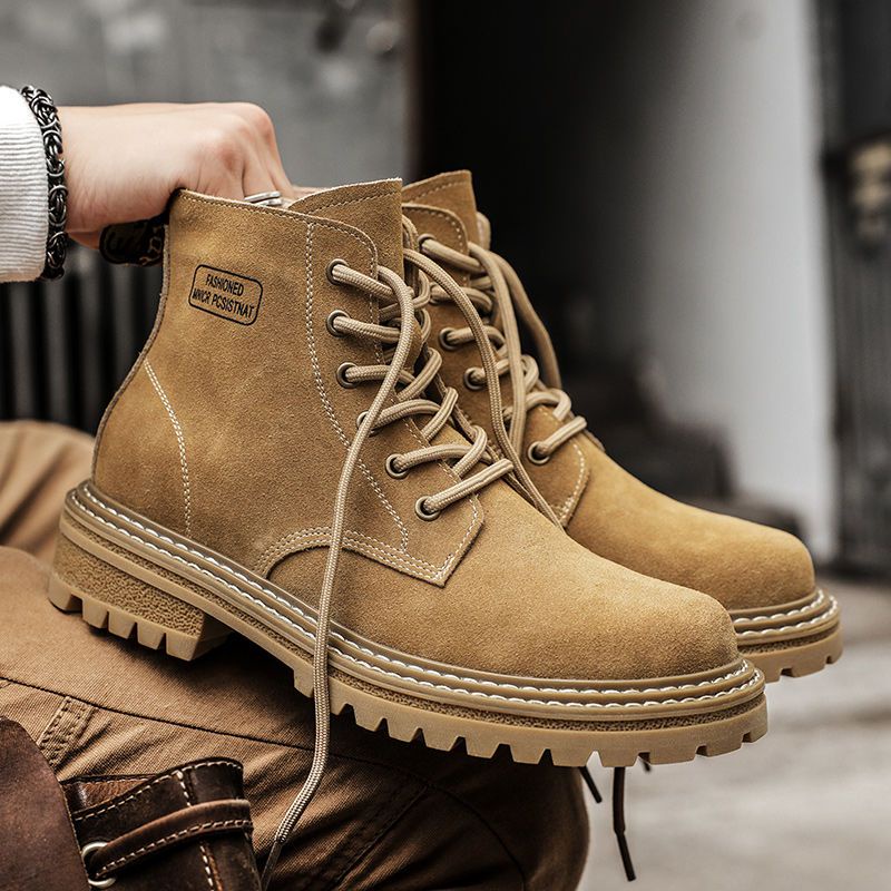 American Fashion Martin Boots British Style Leather Boots Ins Hot Style ...