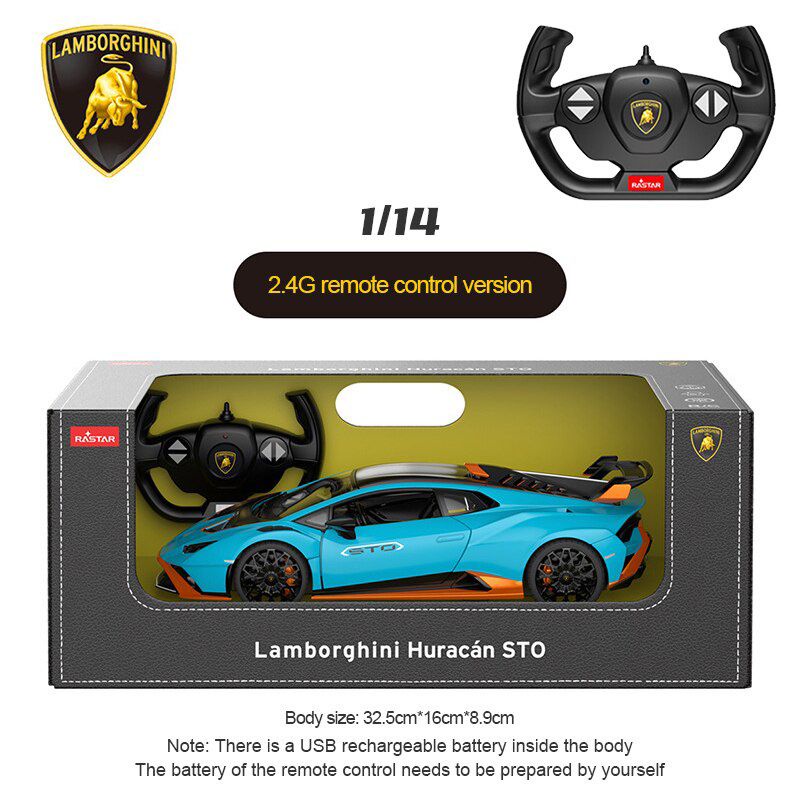 Ready Stock ?????? - Rastar RC Car 1:14 Lamborghini Huracan STO -  Official Licensed Product | Shopee Malaysia