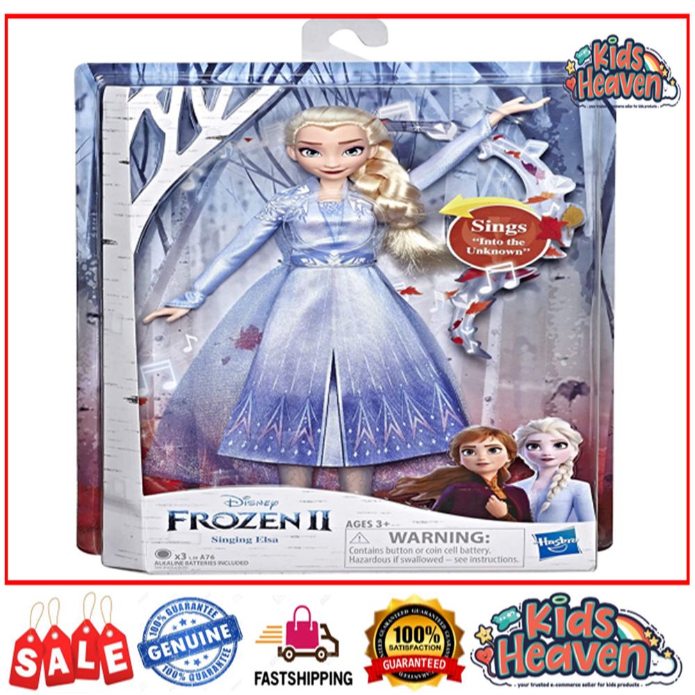 Disney Frozen II Finale Singing Elsa Anna Fashion Doll with Music  Original)