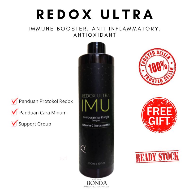 REDOX ULTRA IMU Vitamin C 300ml (GERD, GASTRIK, ANXIETY, EKZEMA, ALAHAN