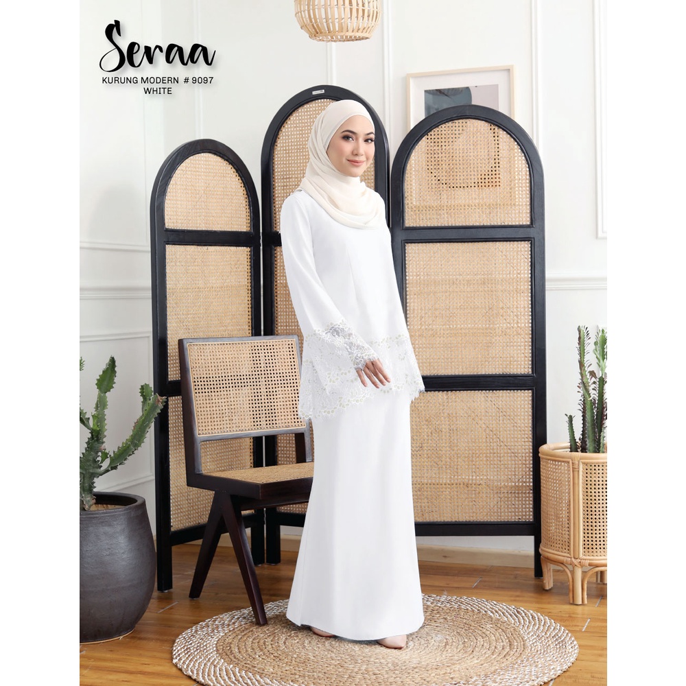 Seraa Kurung Modern White | Shopee Malaysia