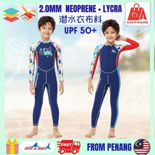 Gogokids Kids Wetsuit Boys Girls Neoprene Thermal Swimsuit - Children Rash  Guard 2.5mm Diving Suit UV 50+ Sun Protection Swimwear, Wetsuits 
