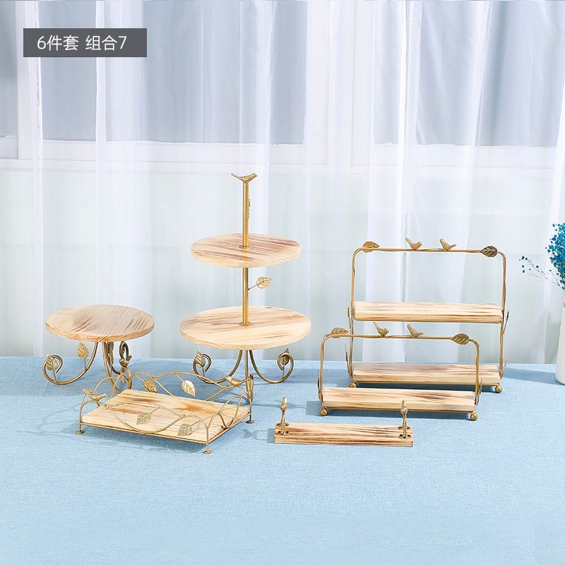 totEuropean-Style Wooden Tray Dim Sum Rack Toast Rack Solid Wood Multi ...