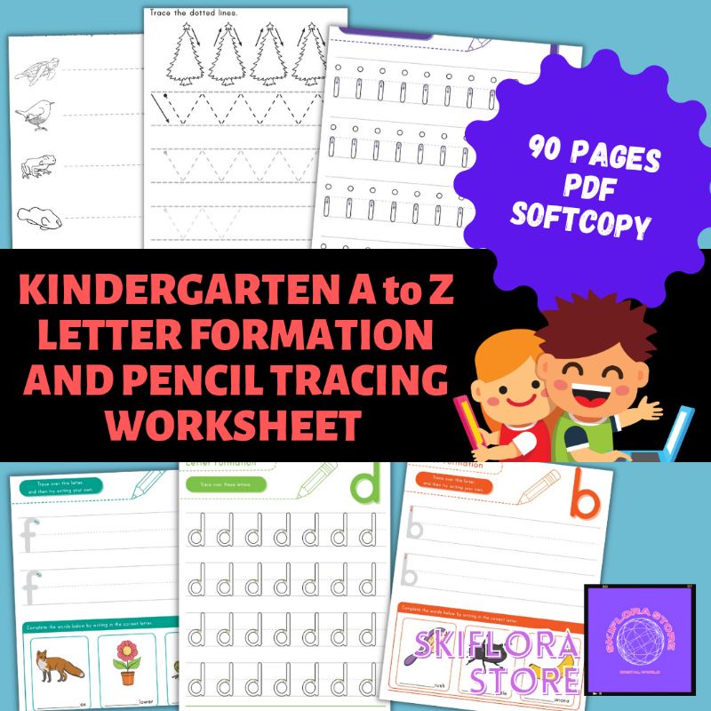 [SS159] Preschool Kindergarten A to Z Letter Writing and Tracing ...