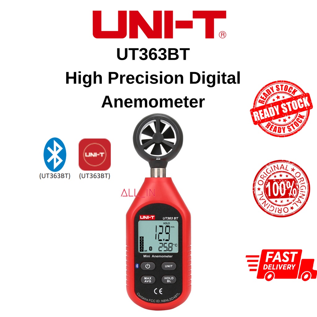 UNI-T UT363BT Mini Anemometer With Bluetooth / UNI-T's custom mobile ...
