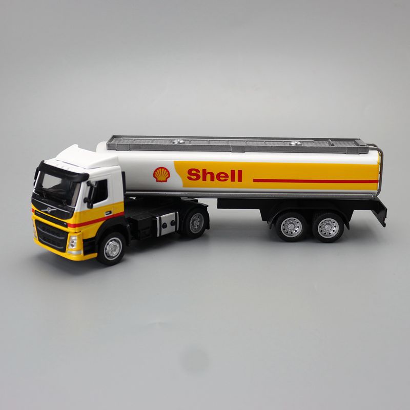 SHELL 1 50 Scale Diecast Metal Tank Truck Model Shell Oil Tanker Replica Shopee Malaysia